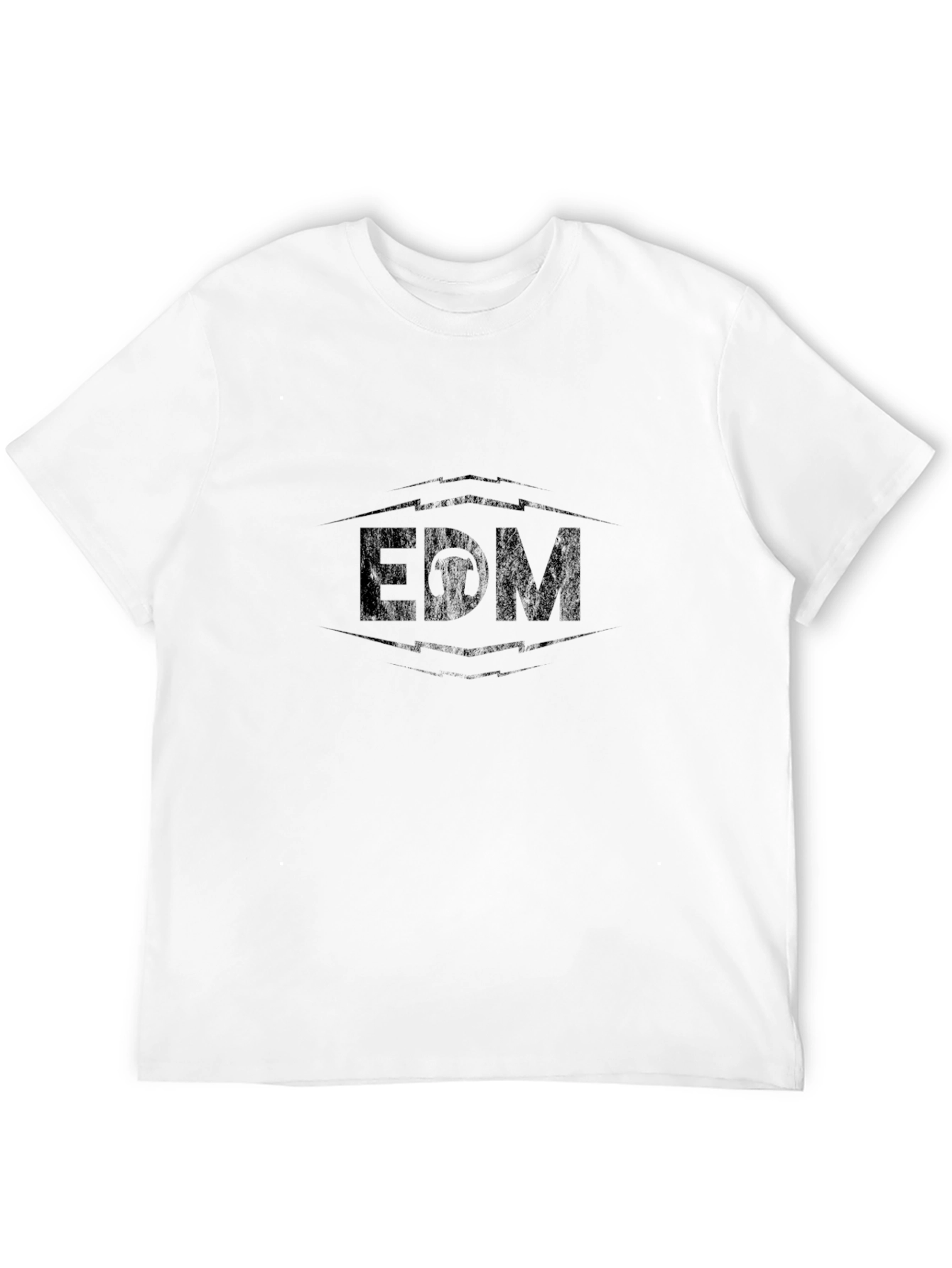 EDM Graphic Tee - Black Cotton T-Shirt