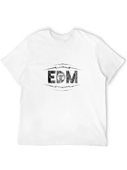 EDM Graphic Tee - Black Cotton T-Shirt