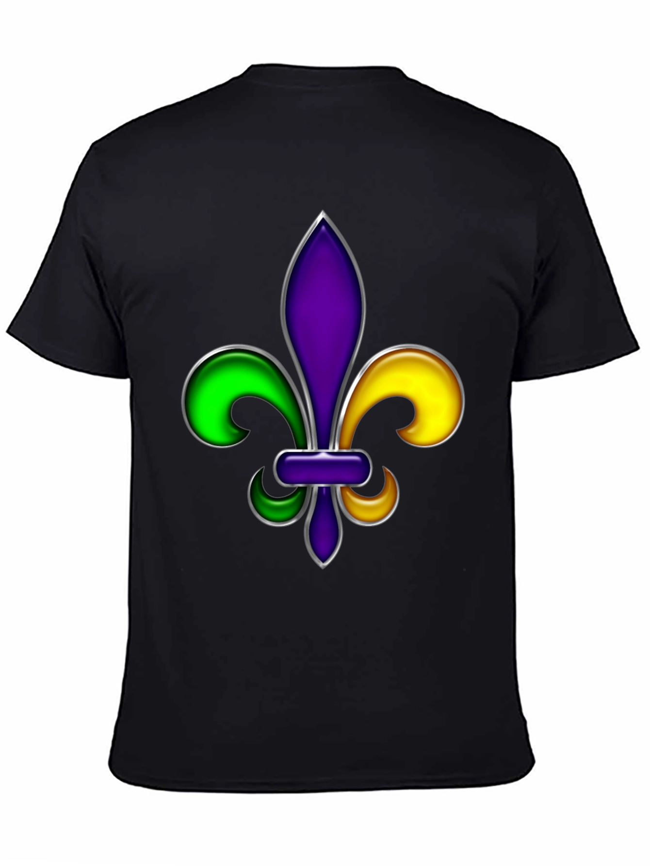 Mardi Gras Fleur-de-lis Graphic T-Shirt