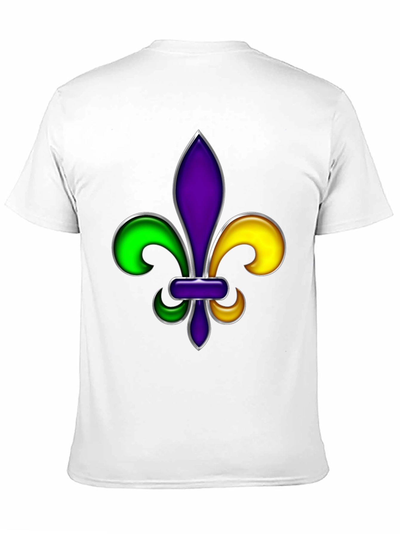 Mardi Gras Fleur-de-lis Graphic T-Shirt