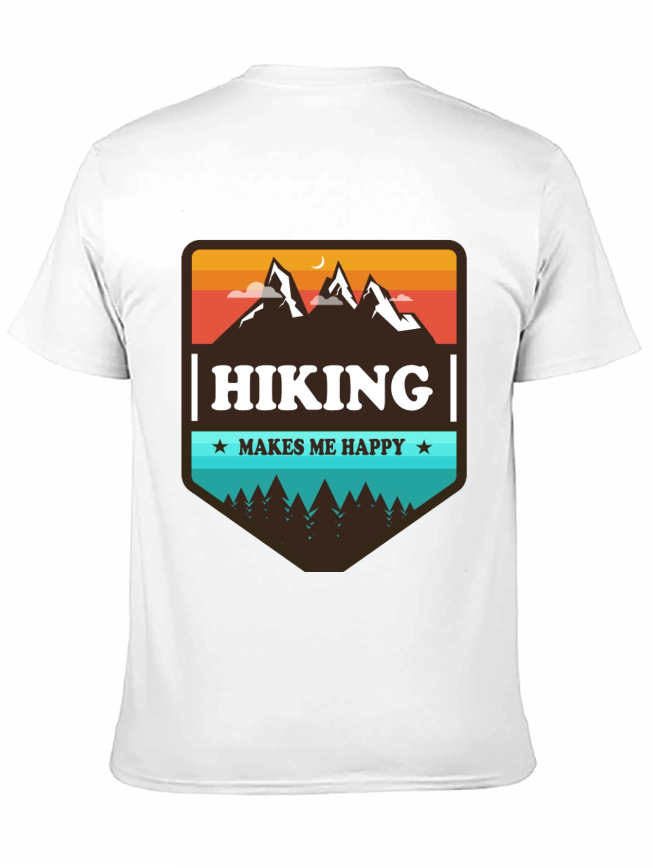 Hiking Makes Me Happy Graphic Tee