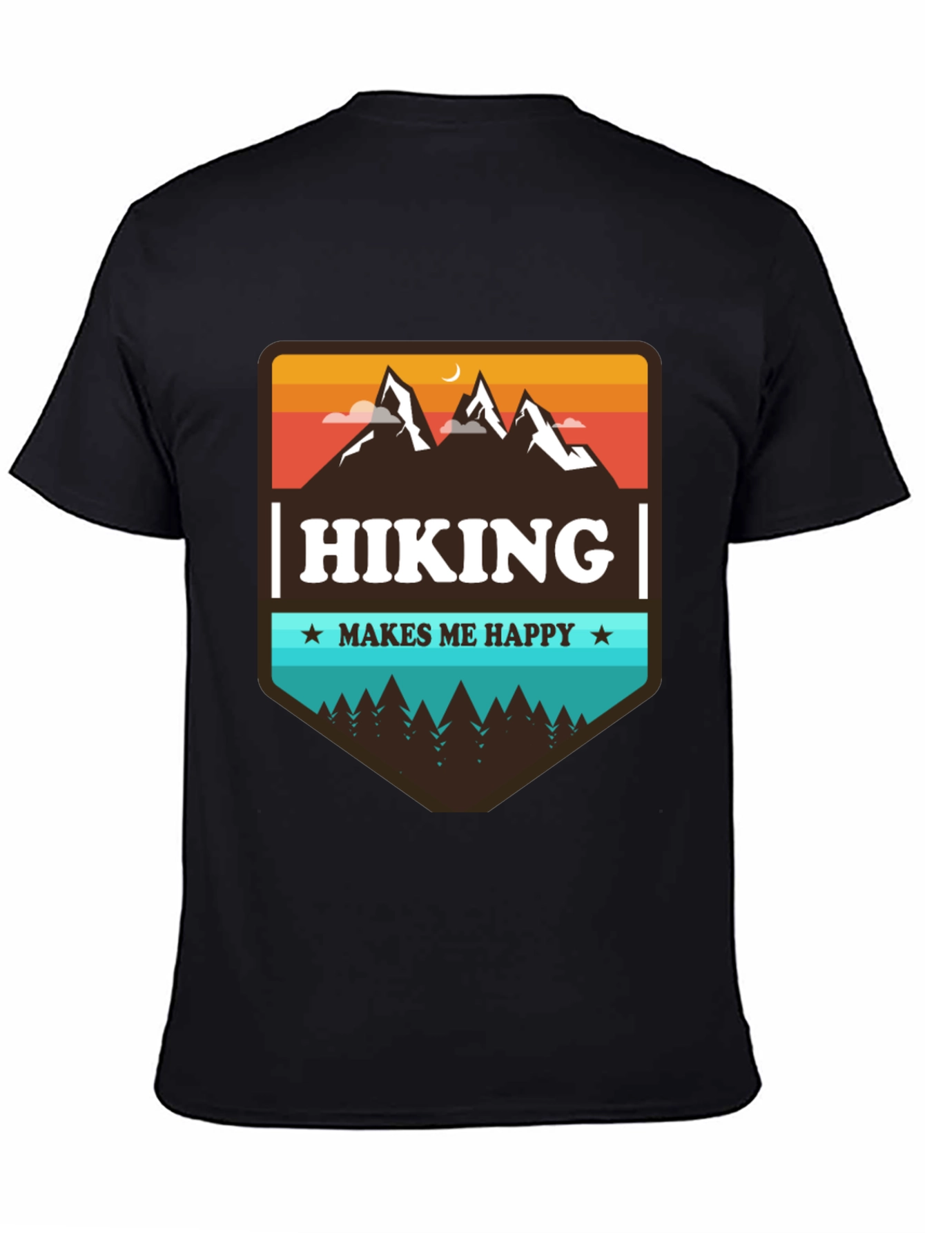 Hiking Makes Me Happy Graphic Tee