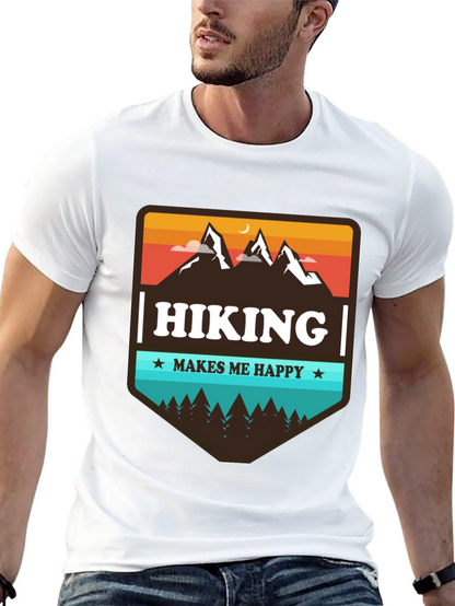 Hiking Makes Me Happy Graphic Tee