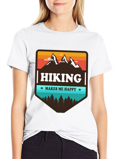 Hiking Makes Me Happy Graphic Tee