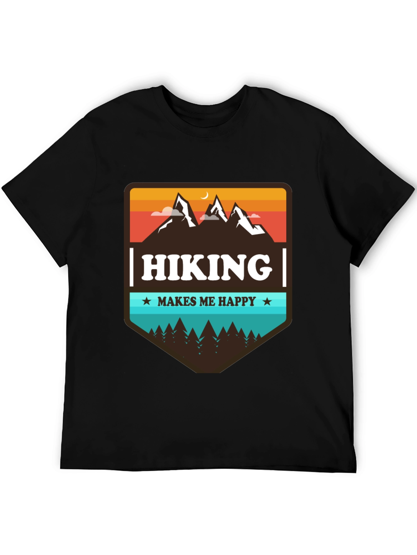 Hiking Makes Me Happy Graphic Tee