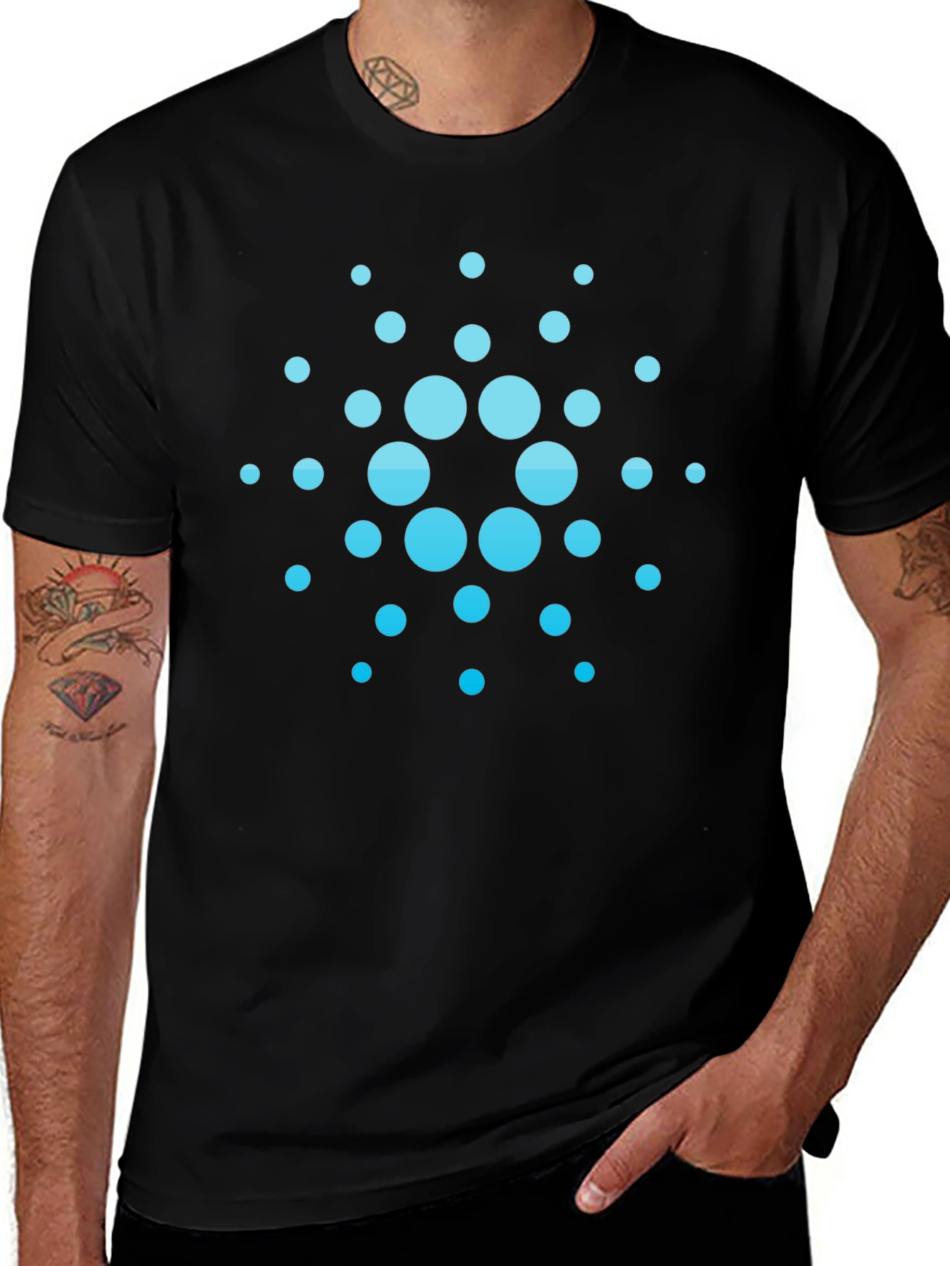 Cardano ADA Crypto Black T-Shirt