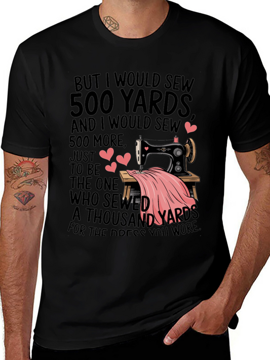 Sewing Lovers T-Shirt - 500 Yards Design