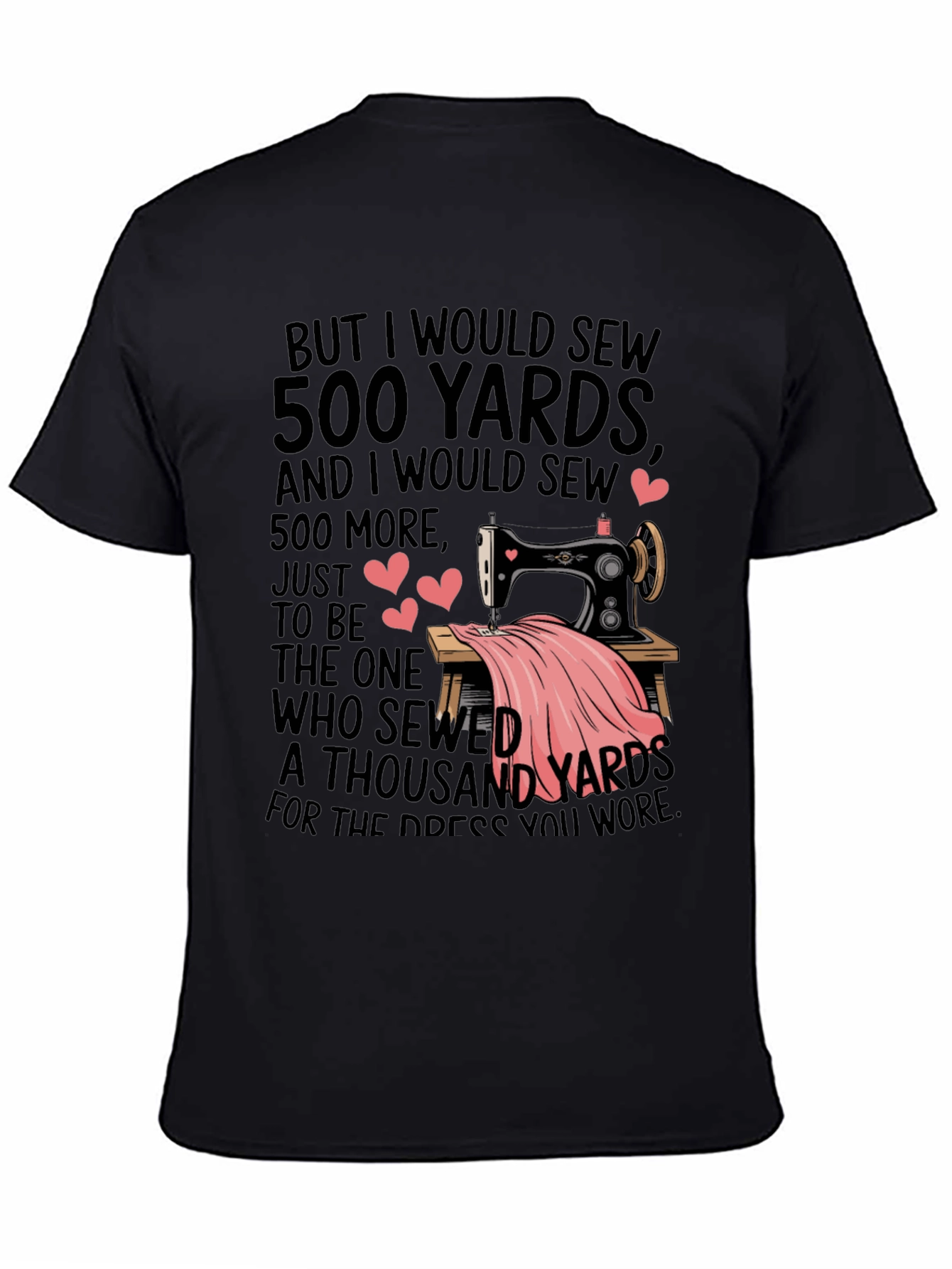 Sewing Lovers T-Shirt - 500 Yards Design