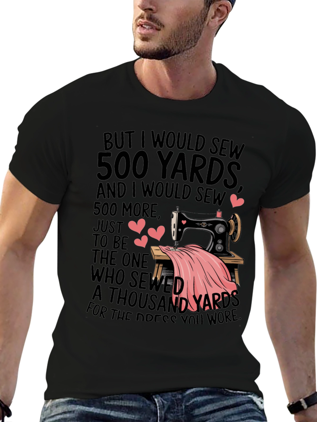 Sewing Lovers T-Shirt - 500 Yards Design