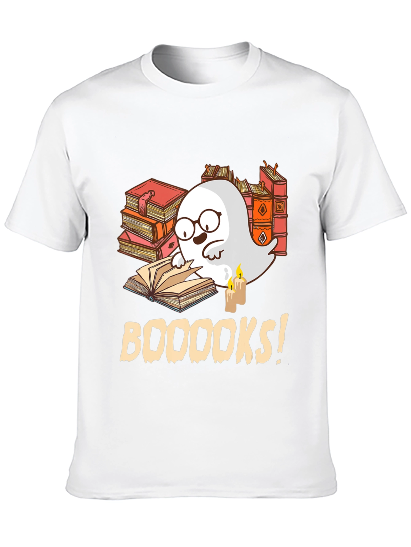 Booooks Ghost Reader T-Shirt