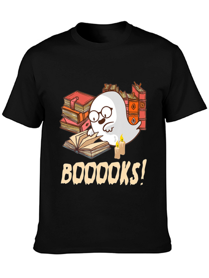 Booooks Ghost Reader T-Shirt