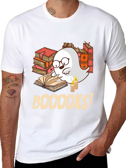 Booooks Ghost Reader T-Shirt