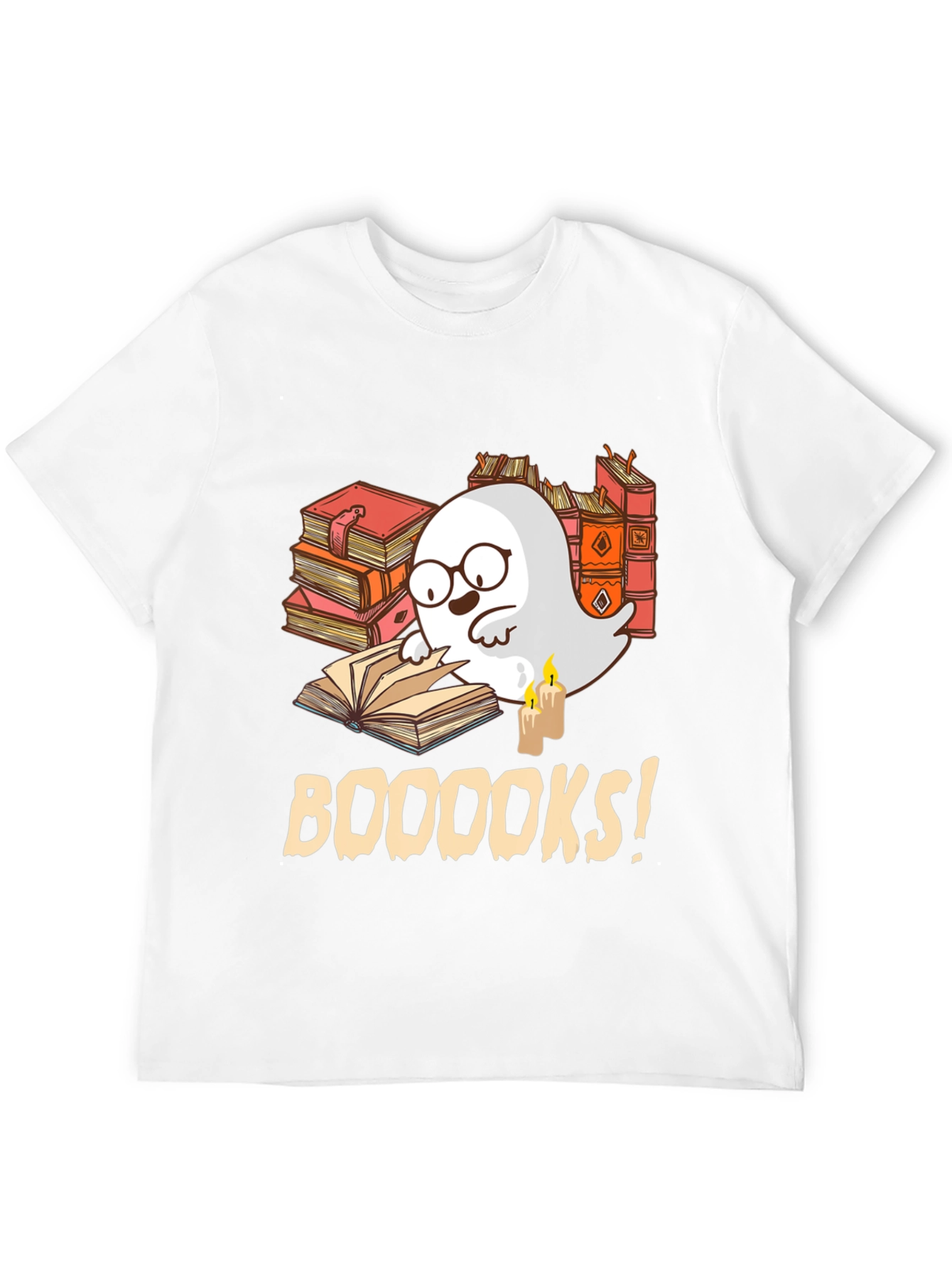 Booooks Ghost Reader T-Shirt