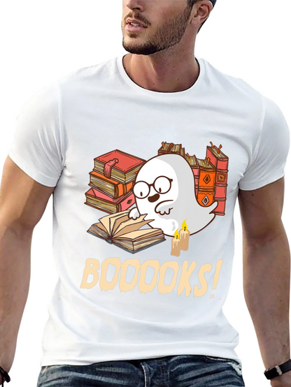 Booooks Ghost Reader T-Shirt