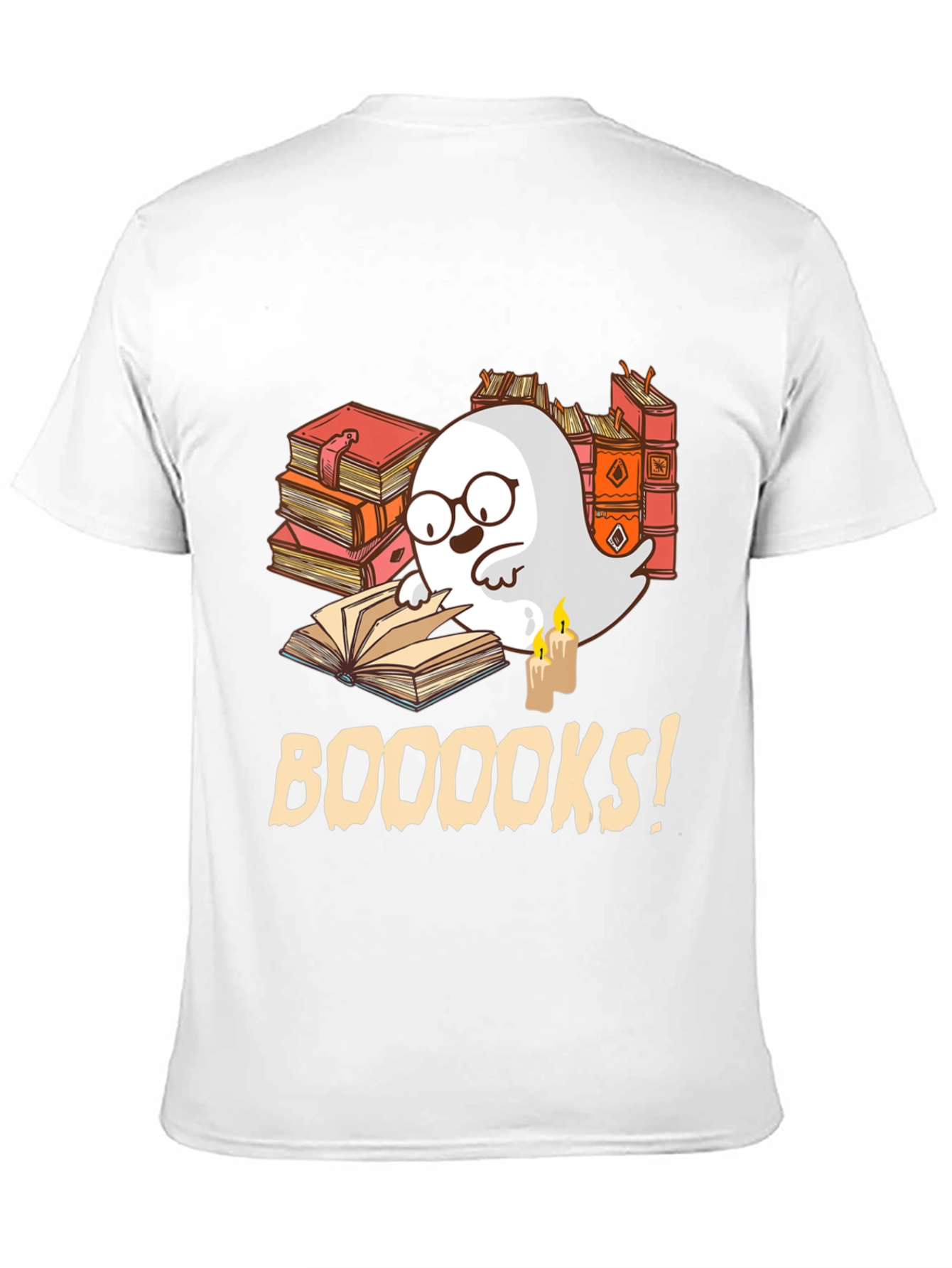 Booooks Ghost Reader T-Shirt