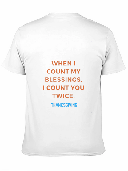 Thanksgiving Blessing T-Shirt - Count You Twice