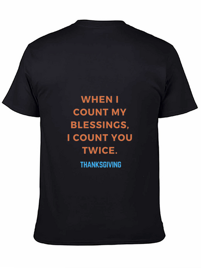 Thanksgiving Blessing T-Shirt - Count You Twice