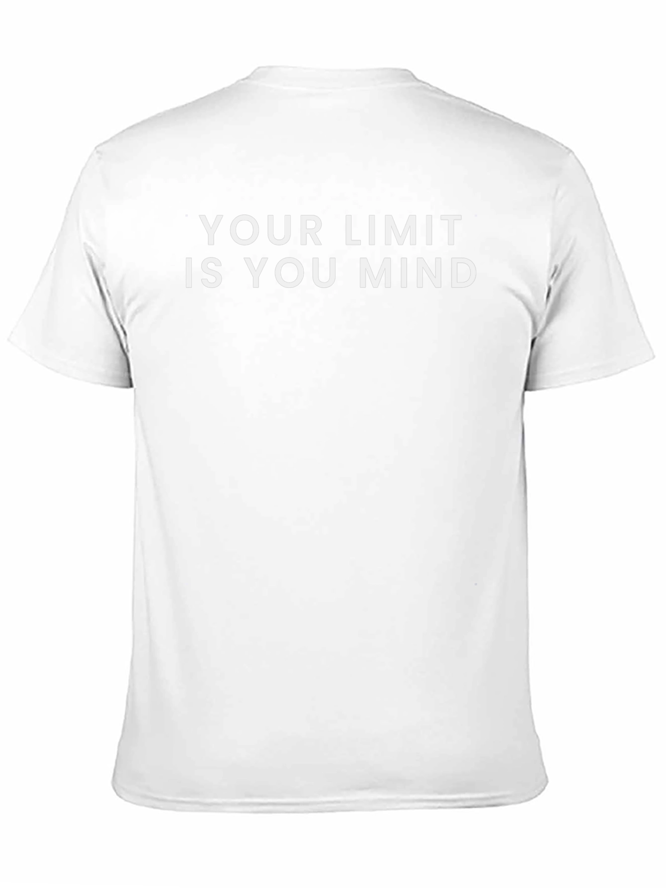 Motivational Your Limit is You Mind Black T-Shirt