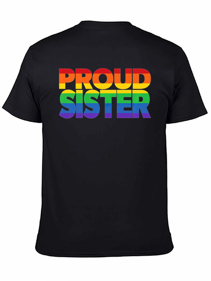 Proud Sister Rainbow LGBTQ+ T-Shirt