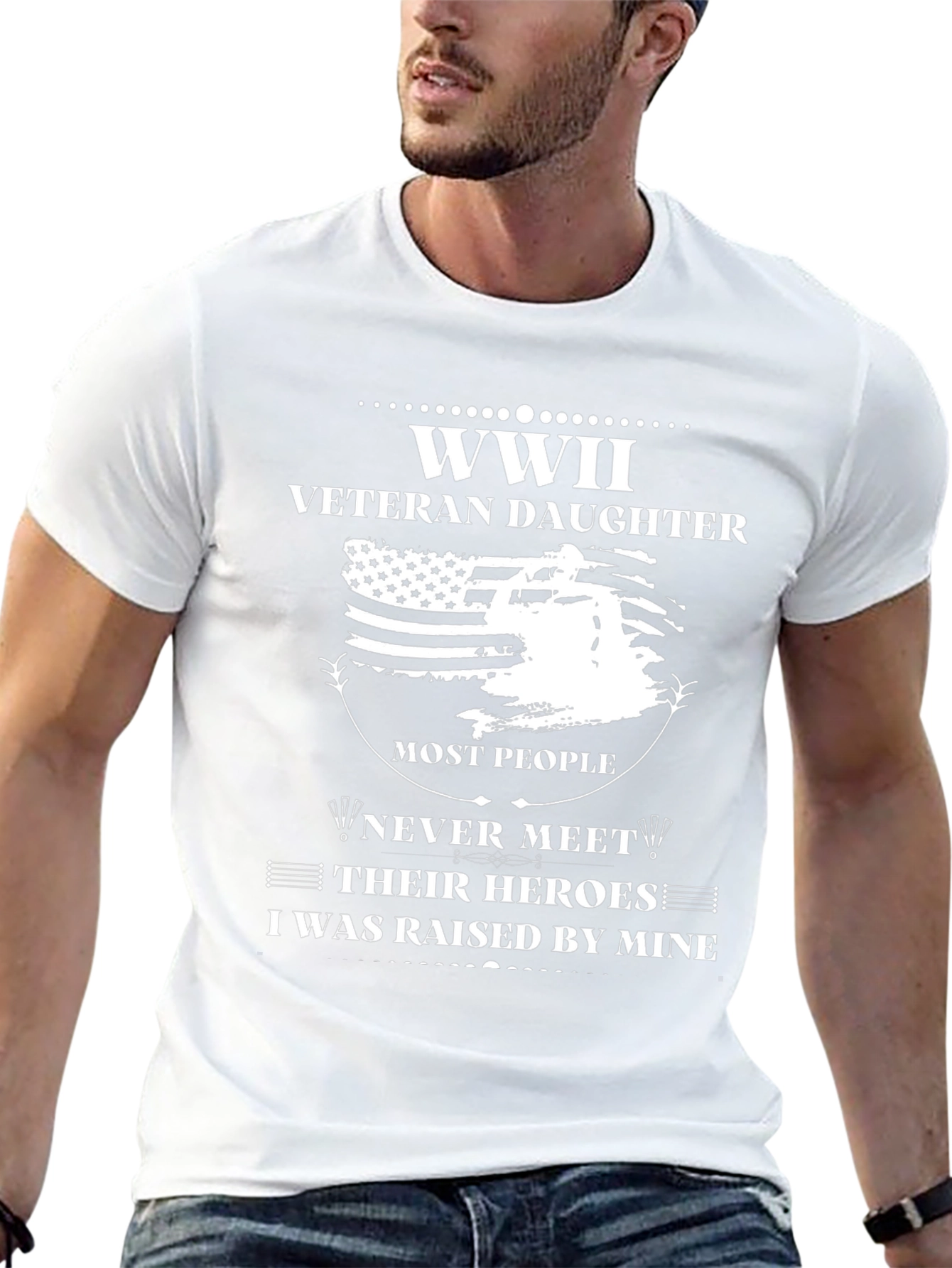 WWII Veteran Daughter T-Shirt - Honor Your Hero