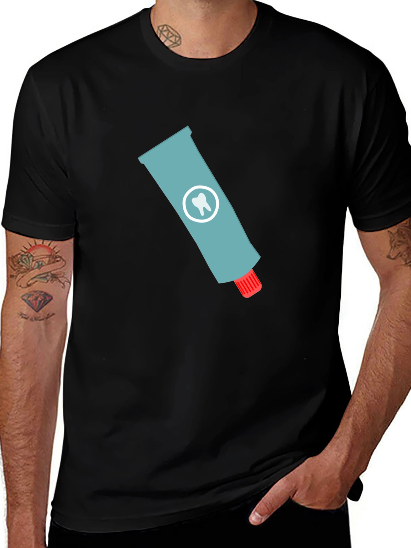 Novelty Toothpaste Graphic Tee