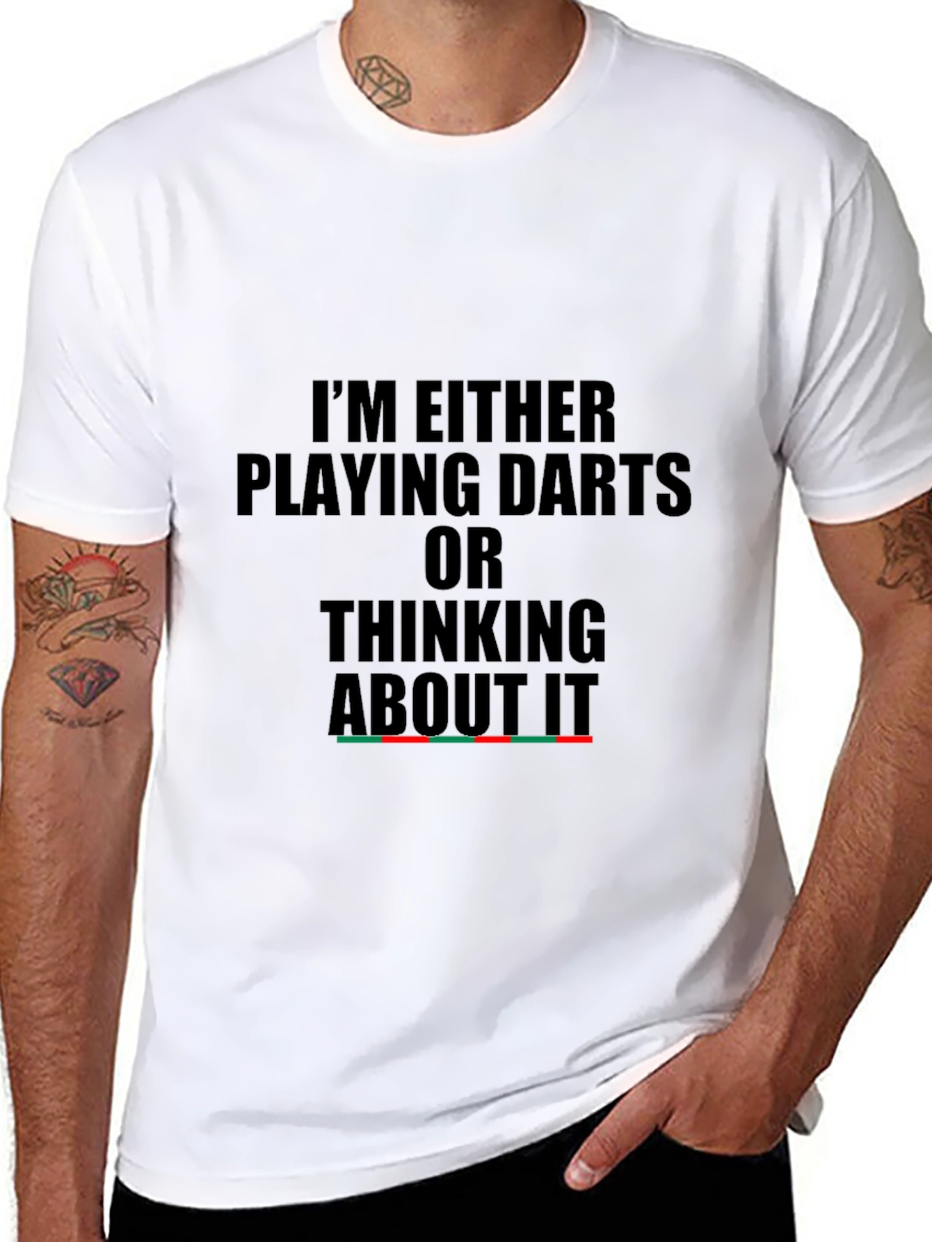 Darts T-Shirt - Im Either Playing Darts...