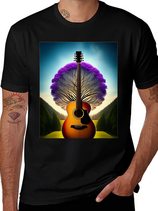 Guitar Tree Graphic T-Shirt