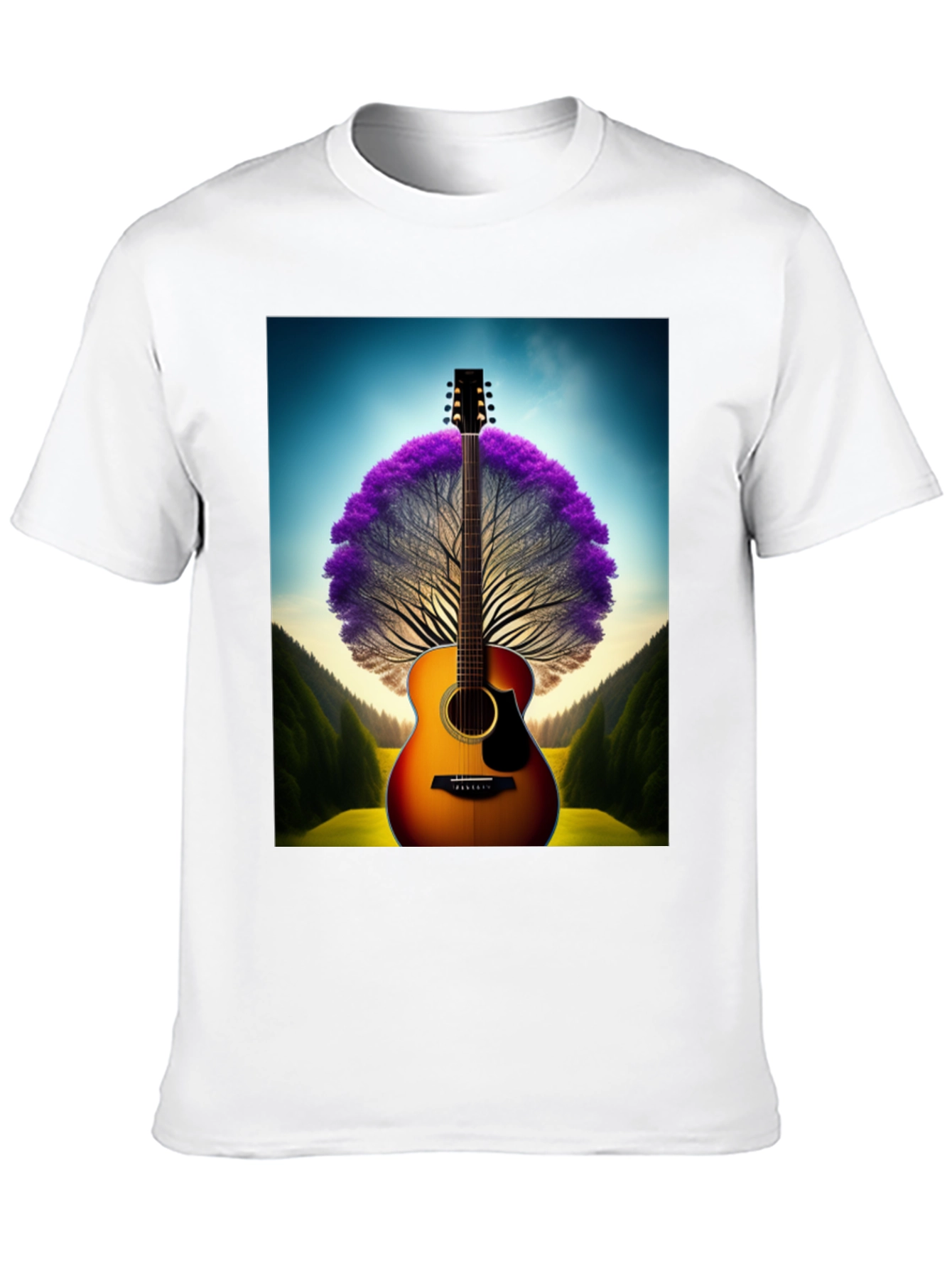 Guitar Tree Graphic T-Shirt