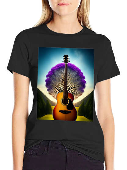 Guitar Tree Graphic T-Shirt