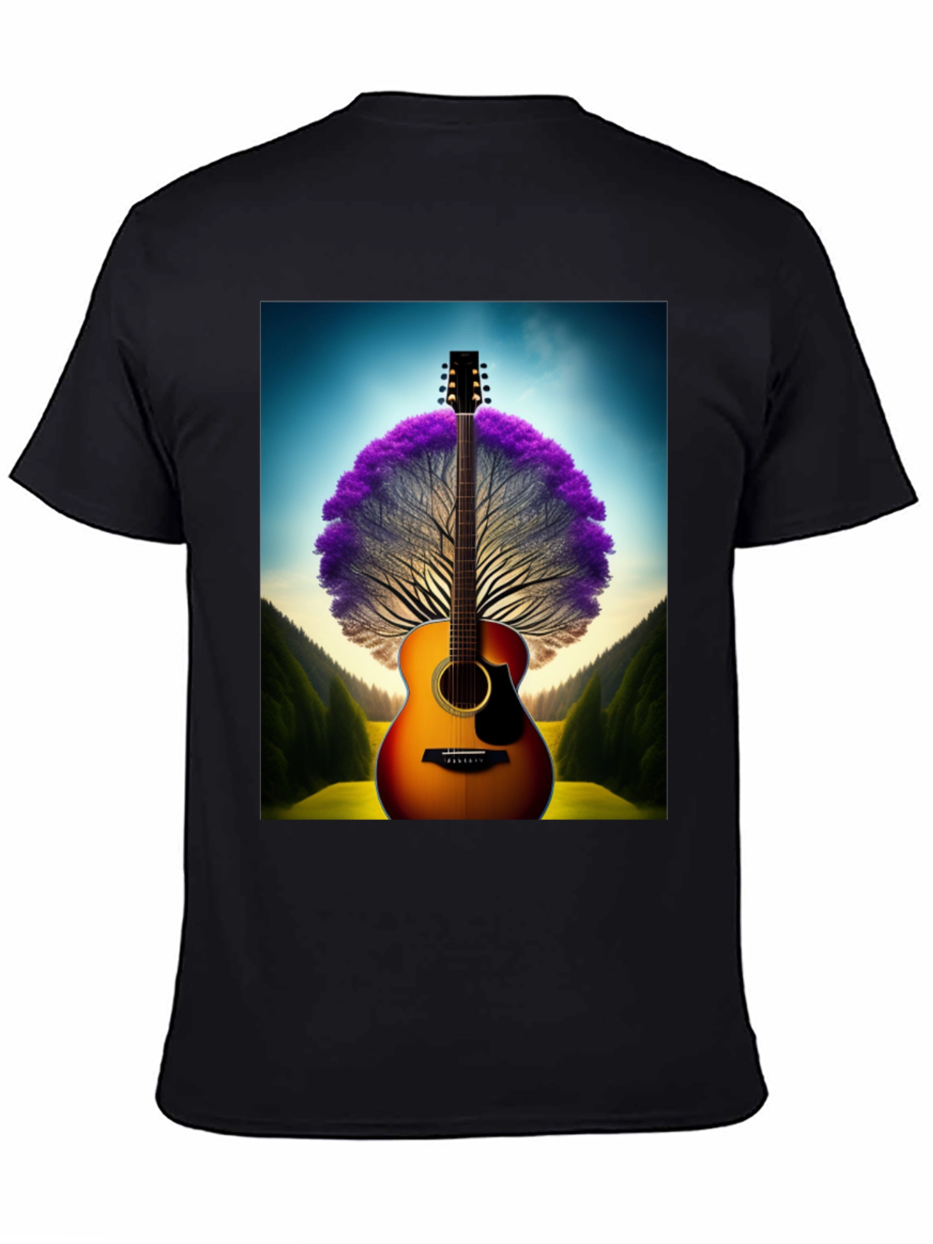 Guitar Tree Graphic T-Shirt