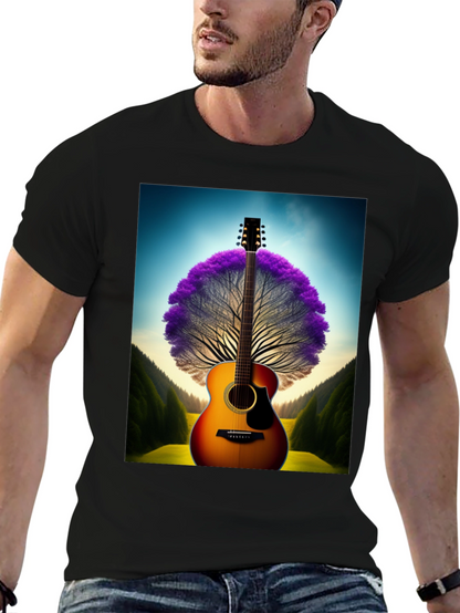 Guitar Tree Graphic T-Shirt