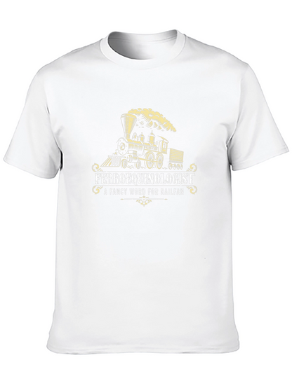 Ferroequinologist Railfan Train T-Shirt