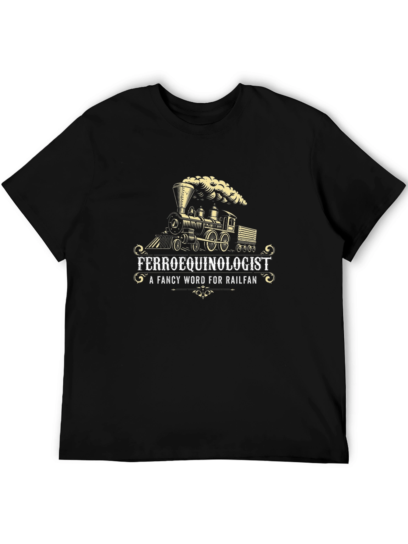 Ferroequinologist Railfan Train T-Shirt