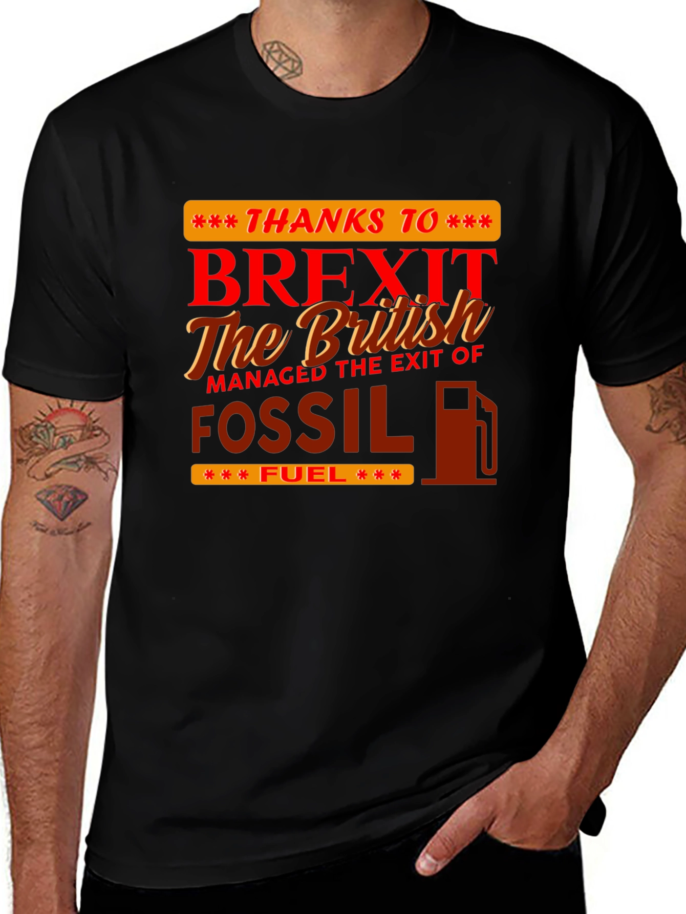 Brexit Fossil Fuel Graphic Tee