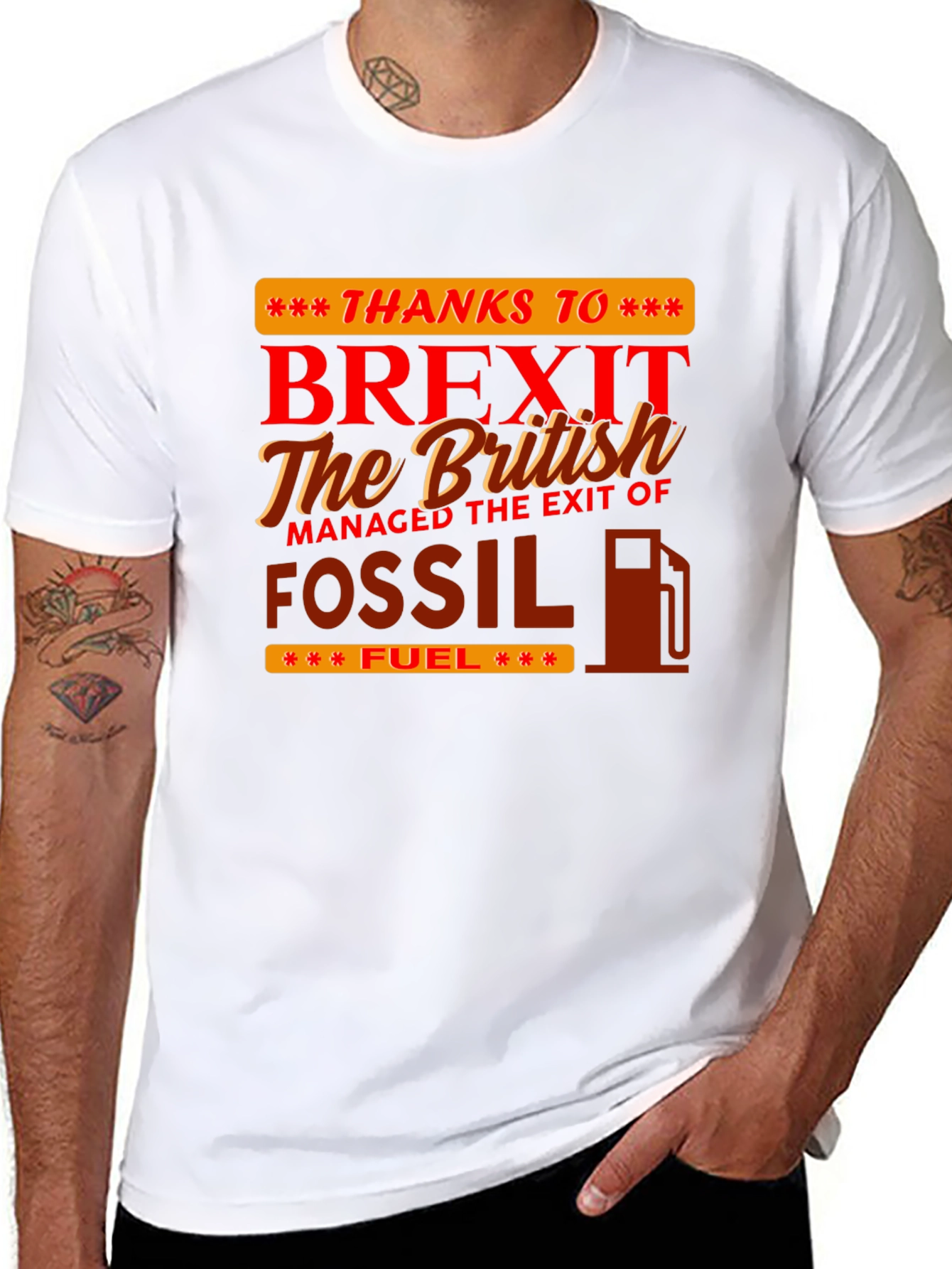 Brexit Fossil Fuel Graphic Tee