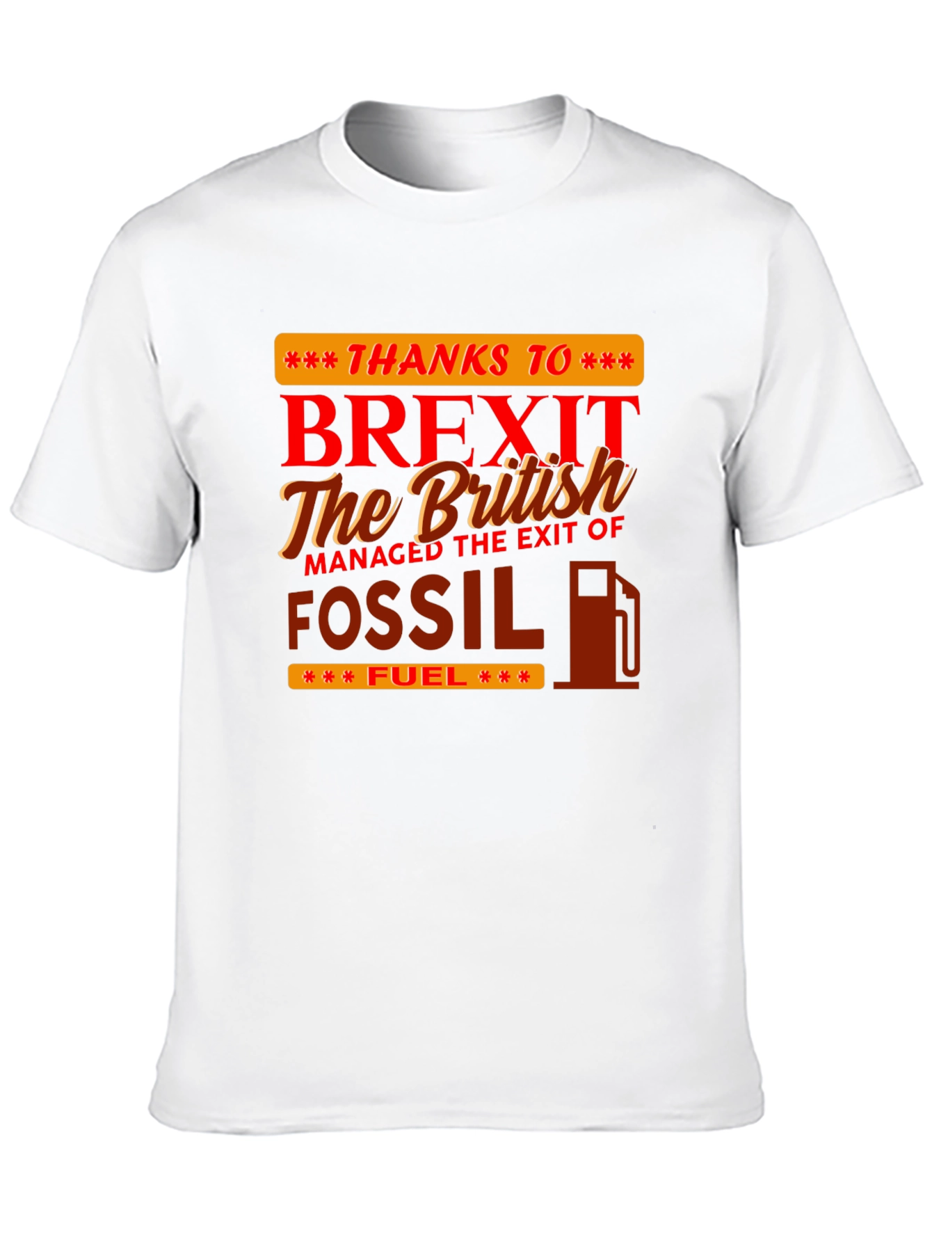 Brexit Fossil Fuel Graphic Tee