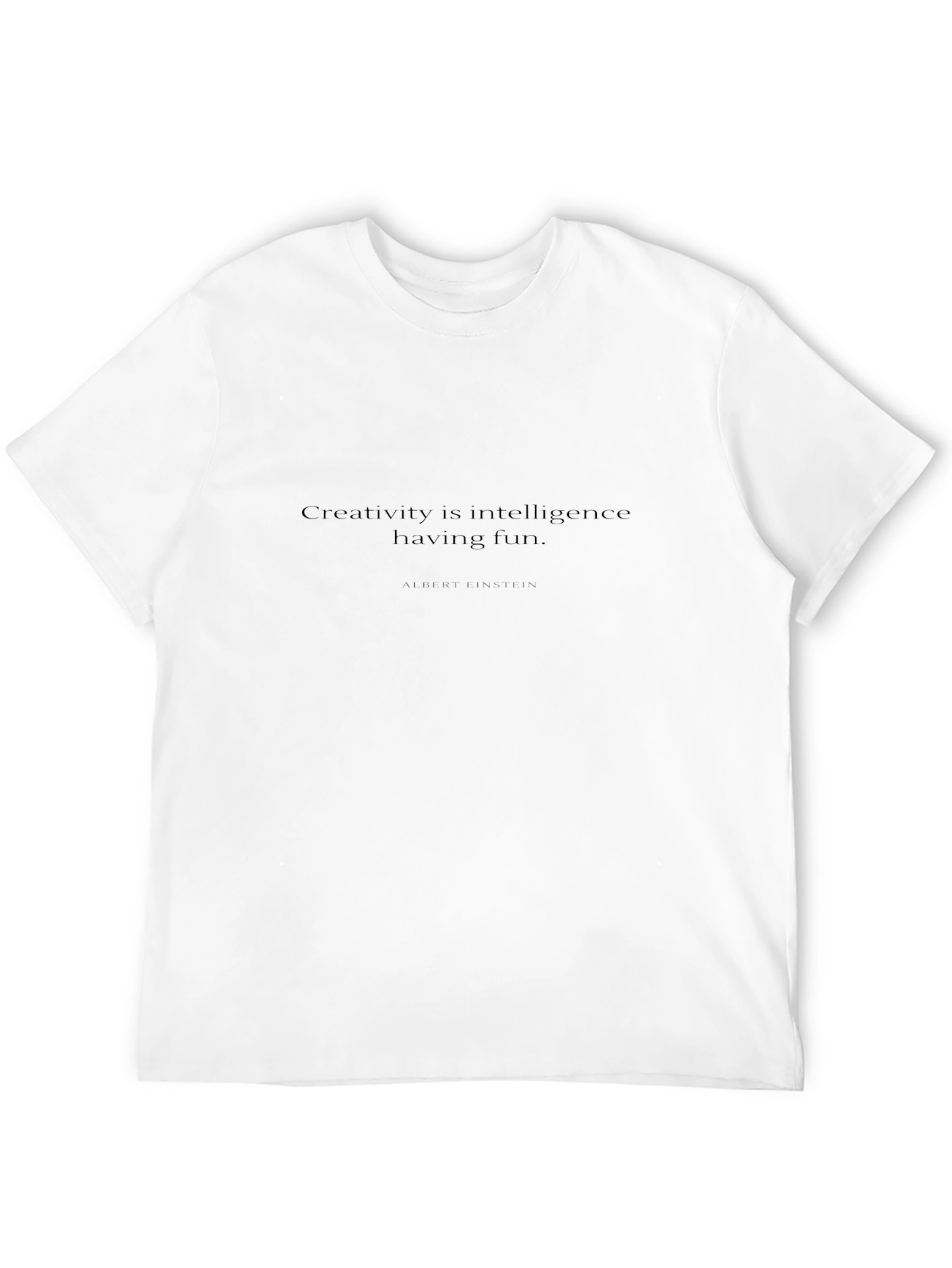 Creativity Quote Black T-Shirt