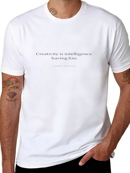 Creativity Quote Black T-Shirt