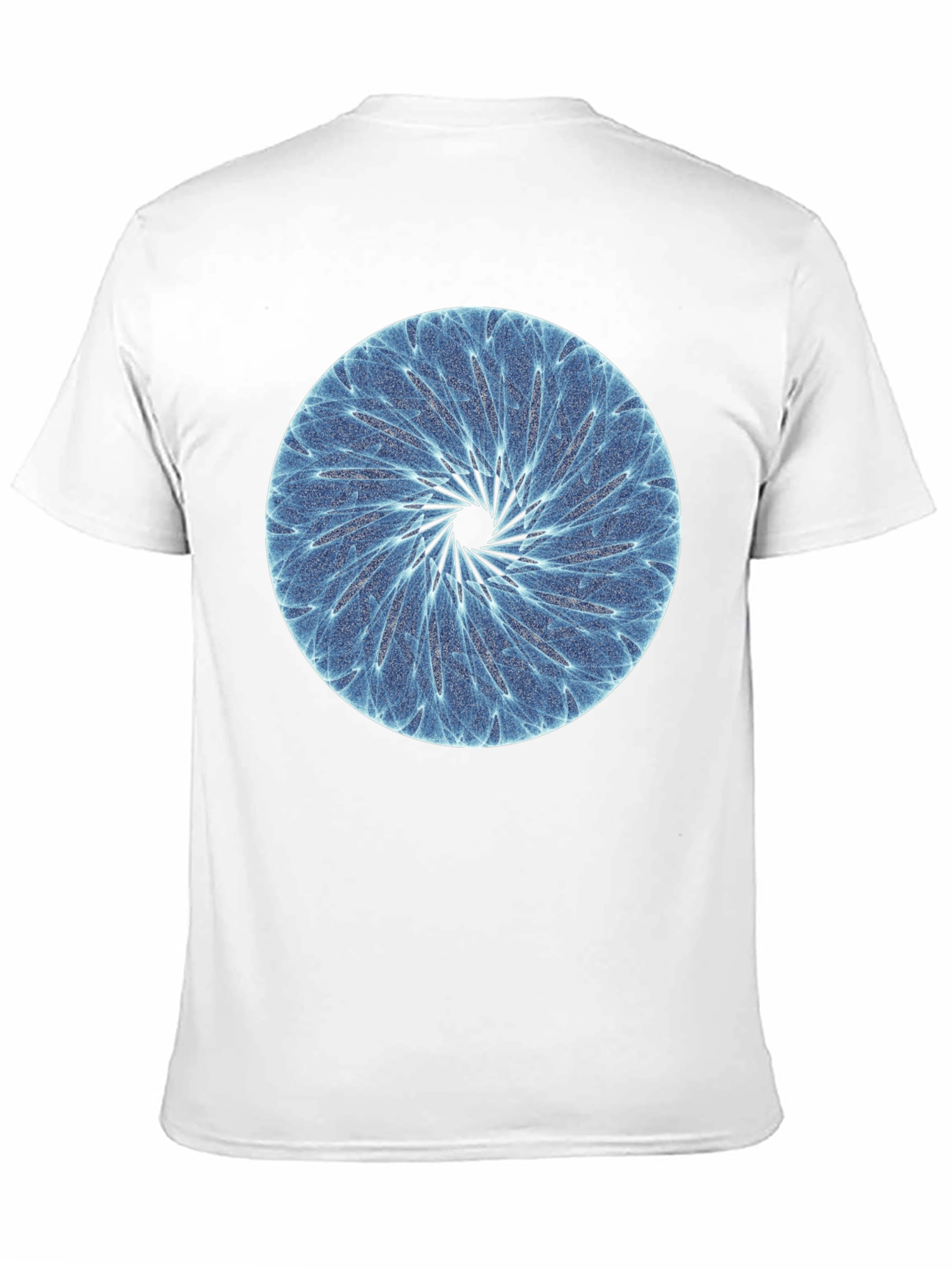 Abstract Circle Graphic Black T-Shirt
