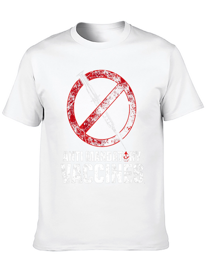 Anti Mandatory Vaccines Graphic T-Shirt