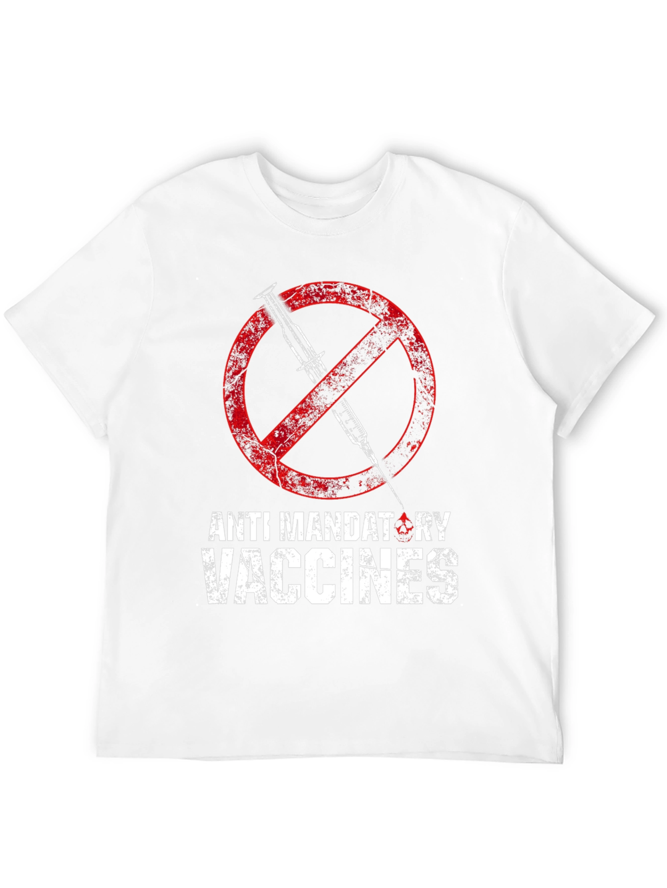 Anti Mandatory Vaccines Graphic T-Shirt