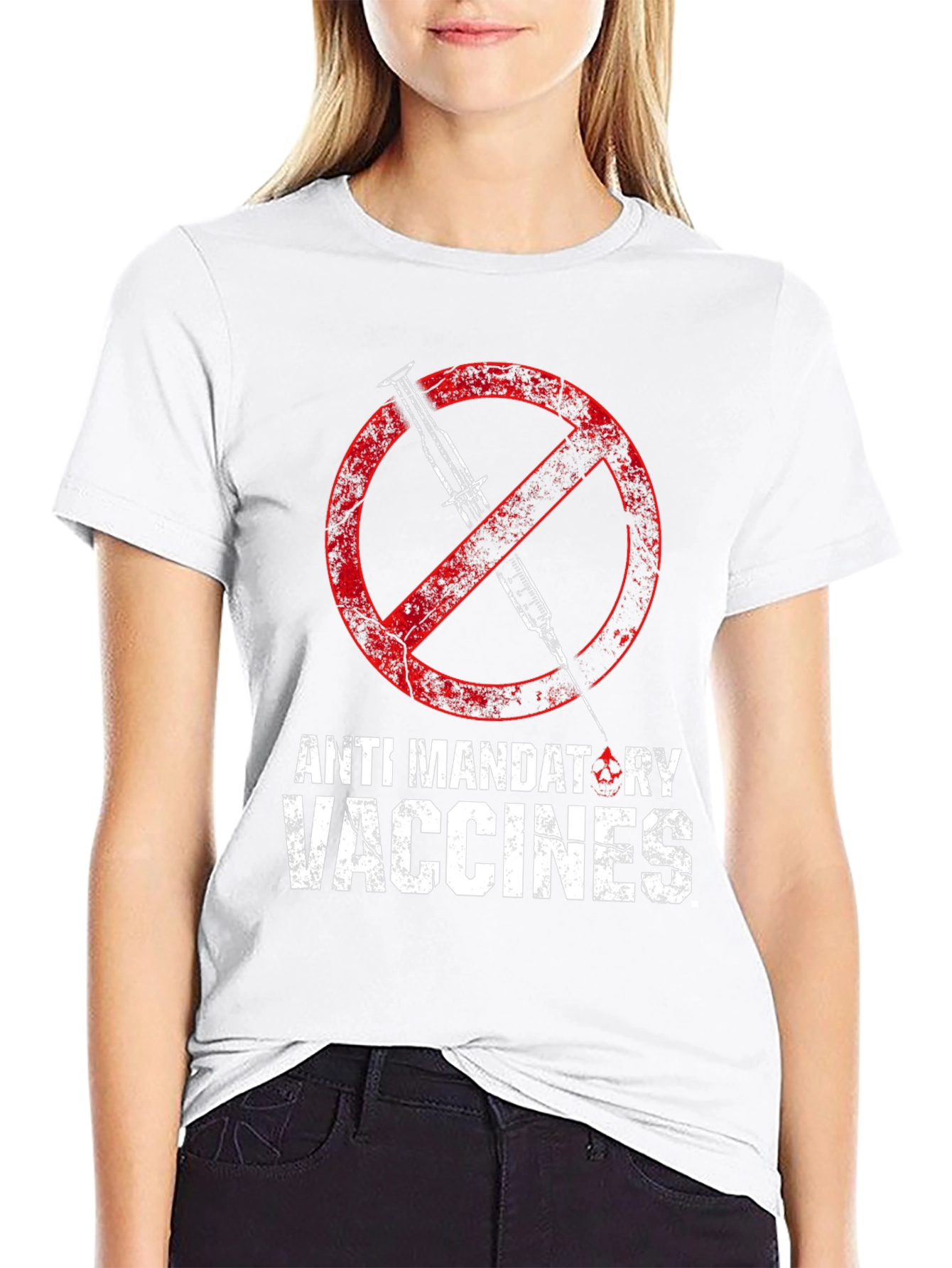 Anti Mandatory Vaccines Graphic T-Shirt