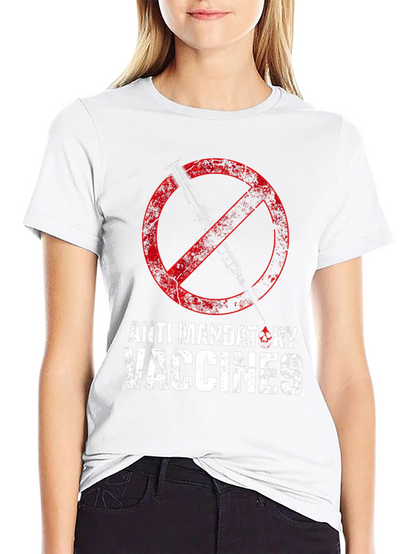 Anti Mandatory Vaccines Graphic T-Shirt