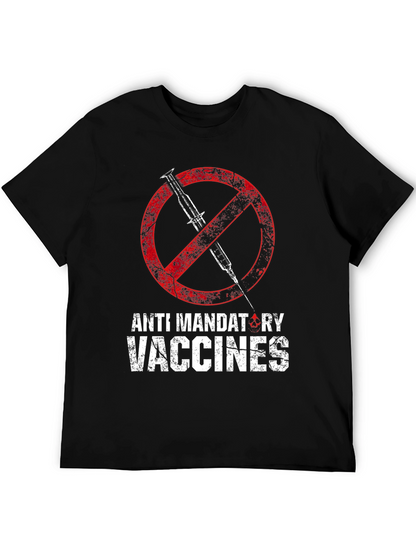 Anti Mandatory Vaccines Graphic T-Shirt