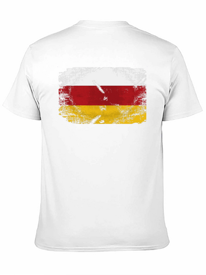Ossetia Flag T-Shirt - Distressed Design