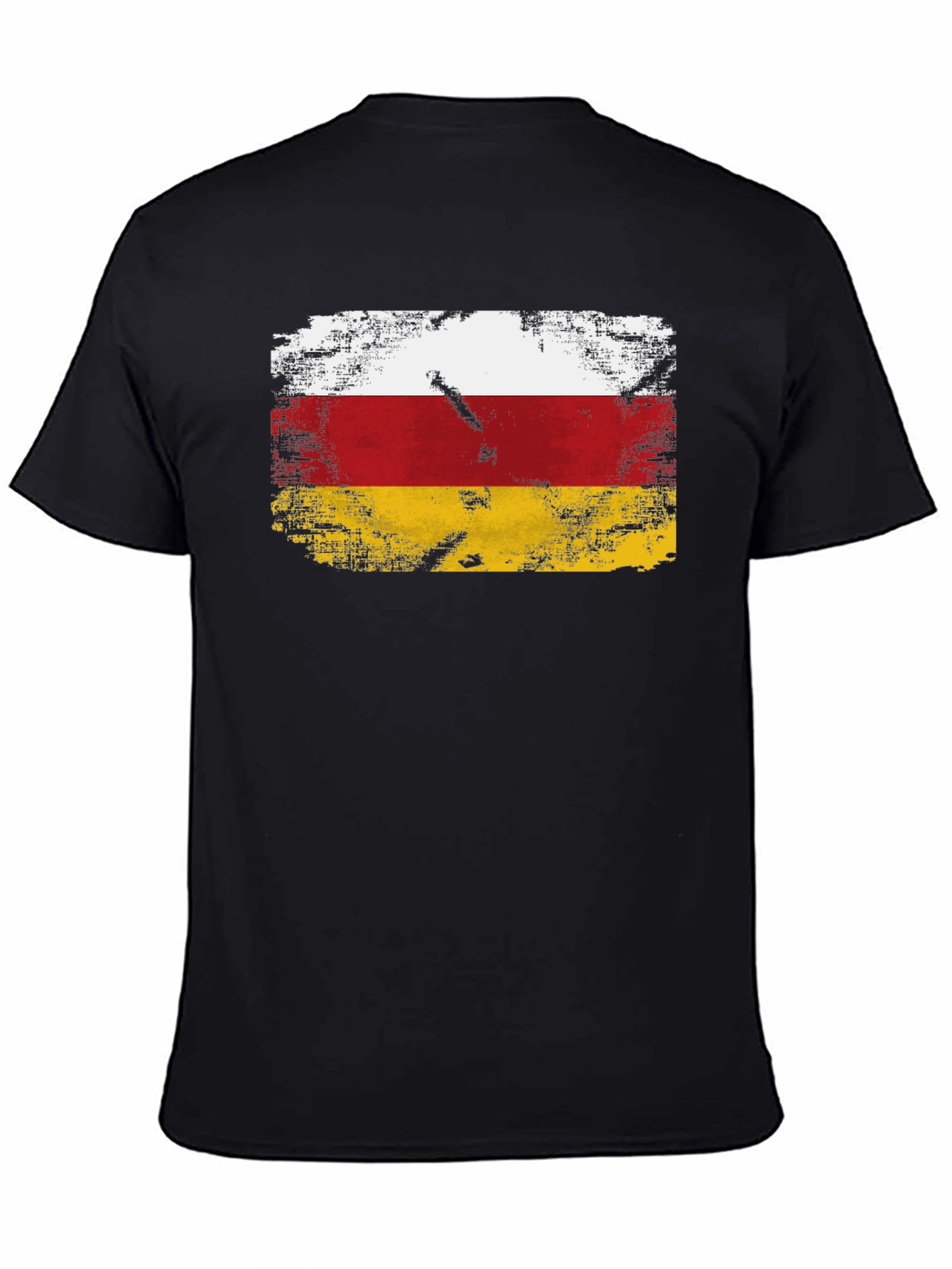 Ossetia Flag T-Shirt - Distressed Design