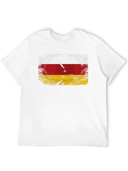 Ossetia Flag T-Shirt - Distressed Design