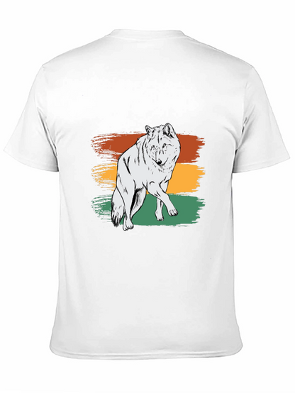 Retro Wolf Graphic Tee - Stylish & Unique Design