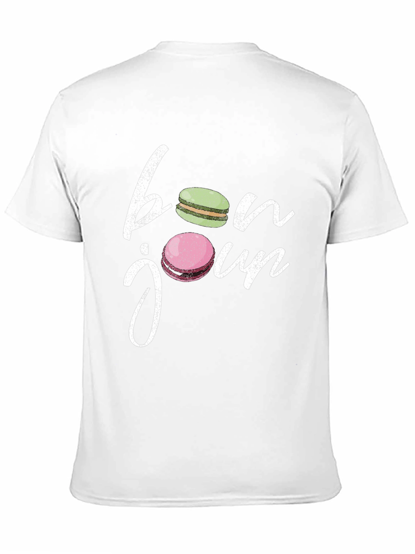 Bonjour Macarons T-Shirt - French Style