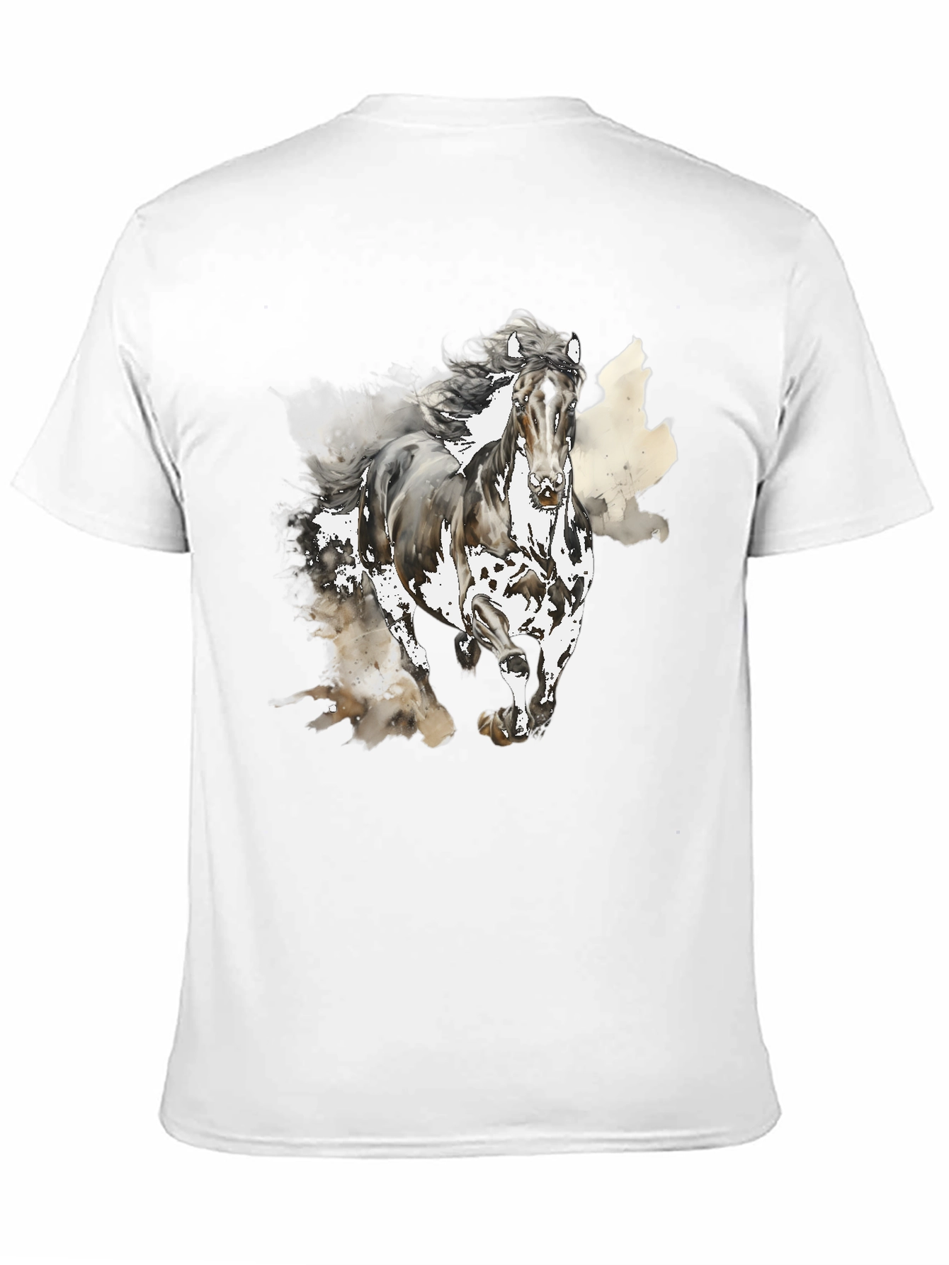 Horse Graphic Tee - Mens Black T-Shirt